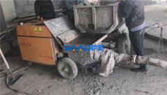 客戶反饋臥式二次結構澆筑泵現場施工